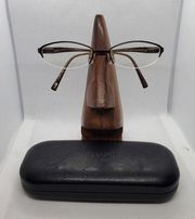 Chaps Brown Prescription Glasses Frames & Case