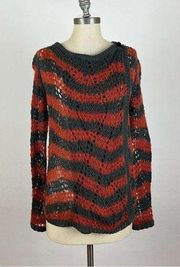 Anthropologie Guinevere Crochey Knit Wrap Sweater