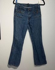 Tg Low-Rise Bootcut Y2k Jeans