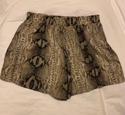 Snakeskin Shorts