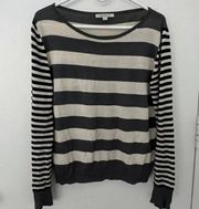 Max Mara Striped Crewneck Sweater Size Small