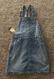 denim skirt overalls