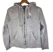 Abercrombie & Fitch  Muscle Womens Hooded Distressed Sweatshirt Size Medium