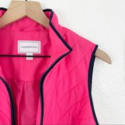 ‼️SALE‼️ Charter Club Hot Pink Quilted Puffer Vest