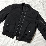 Black Bomber Jacket