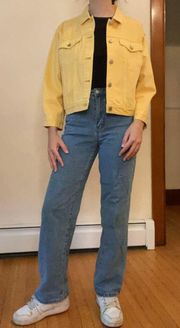 Yellow Denim Jacket