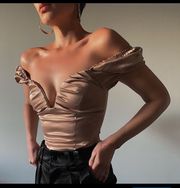 Satin Corset Top