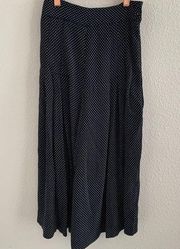 1. State Wide Leg Polka Dot Crop Wide Leg Pants Size 2