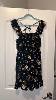 Wild Fable Black Floral Dress