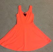 Peach tank top dress