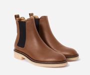 Everlane The Italian Leather Chelsea Boot NEW in Tobacco Brown Women's Size 6