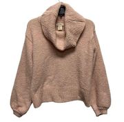 Jessica Simpson Womens Cozy Sweater XS Oversized Long Bishop Sleeve Cowl Neck