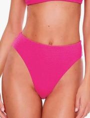 BECCA High Waist Bikini Bottoms | Pink | Medium