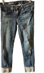 AG Adriano Goldschmied Stevie Slim Straight Jeans Sz 26 Excellent Condition