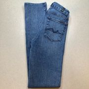 7 For All Mankind Jeans 23 Kimmie Straight In Harbor