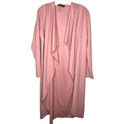 BooHoo Long Pink Cardigan Sweater