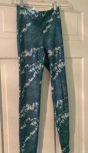 athletic Tie Dye leggings XS