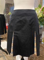 Golf Skirt Black Plaid