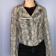 Snake Skin Print Jacket