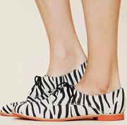 DV Dolce Vita Drew Zebra Print Oxford Shoes