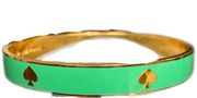 Kate Spade Enamel Bangle Light Green Mint Bracelet