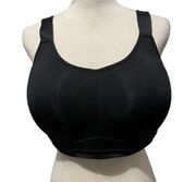 Lane Bryant LIVI High-Impact Wicking Underwire Sports Bra Black 42DDD