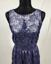 Navy Lace Dress