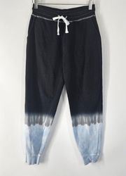 Rails Oakland Dip Dye Joggers In Charcoal Size Small