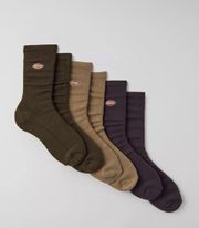 Tricolor Logo Crew Sock 3-Pack NWT