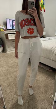 Seaside Store White Sweatpants 