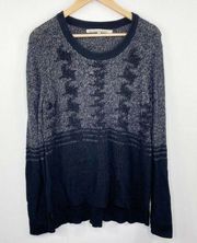 Rachel Roy Black White Knit Sweater Women's Size Extra Extra Large XXL