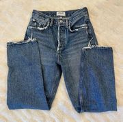 High-Waisted Cropped Jeans