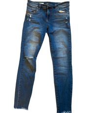 Kut From The Kloth Distressed Ankle Skinny Jeans