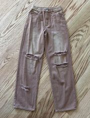 Tiger Mist Brown Jeans