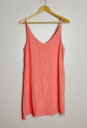 SALE! Coral  Strappy Sheath Dress Size 8 EUC