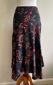 Monsoon Asymmetrical Mid-length Skirt size 4