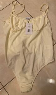 White Bodysuit Size XL