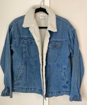 Fur Denim Jacket