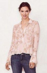 Women’s  Ruffle High Low Blouse