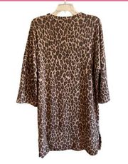 Jodifl Soft Leopard Print Casual Dress