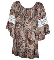 WinWin Pinwheel Sleeve Tunic Top