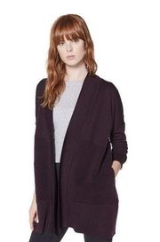 Lululemon Sit In Lotus Wrap II Black Cherry Cardigan