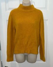 Gold/ Burnt Orange Medium Mock Neck Sweater