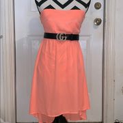 Flaw READ hot & Delicious Peach Flowy Dress