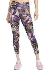 Nike  Epic Fast Femme Womens Dri-fit Mid-rise Floral Athletic Leggings XSmall NWT