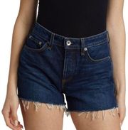 Rag & Bone Cotton Dre Low Rise Jean Frayed Cut Off Shorts in Cambria 28 NWT