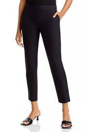 Theory | Thaniel Approach Black Slim Leg Pull On Cropped Pant | Size 4