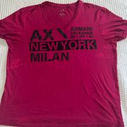 Armani Exchange MI/NY/91 Short Sleeve Womens T-shirt