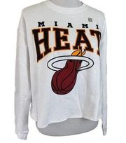 Miami Heat Cropped sweatshirt— great condition-Size M