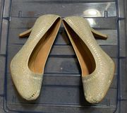 Silver Crystal High Heels